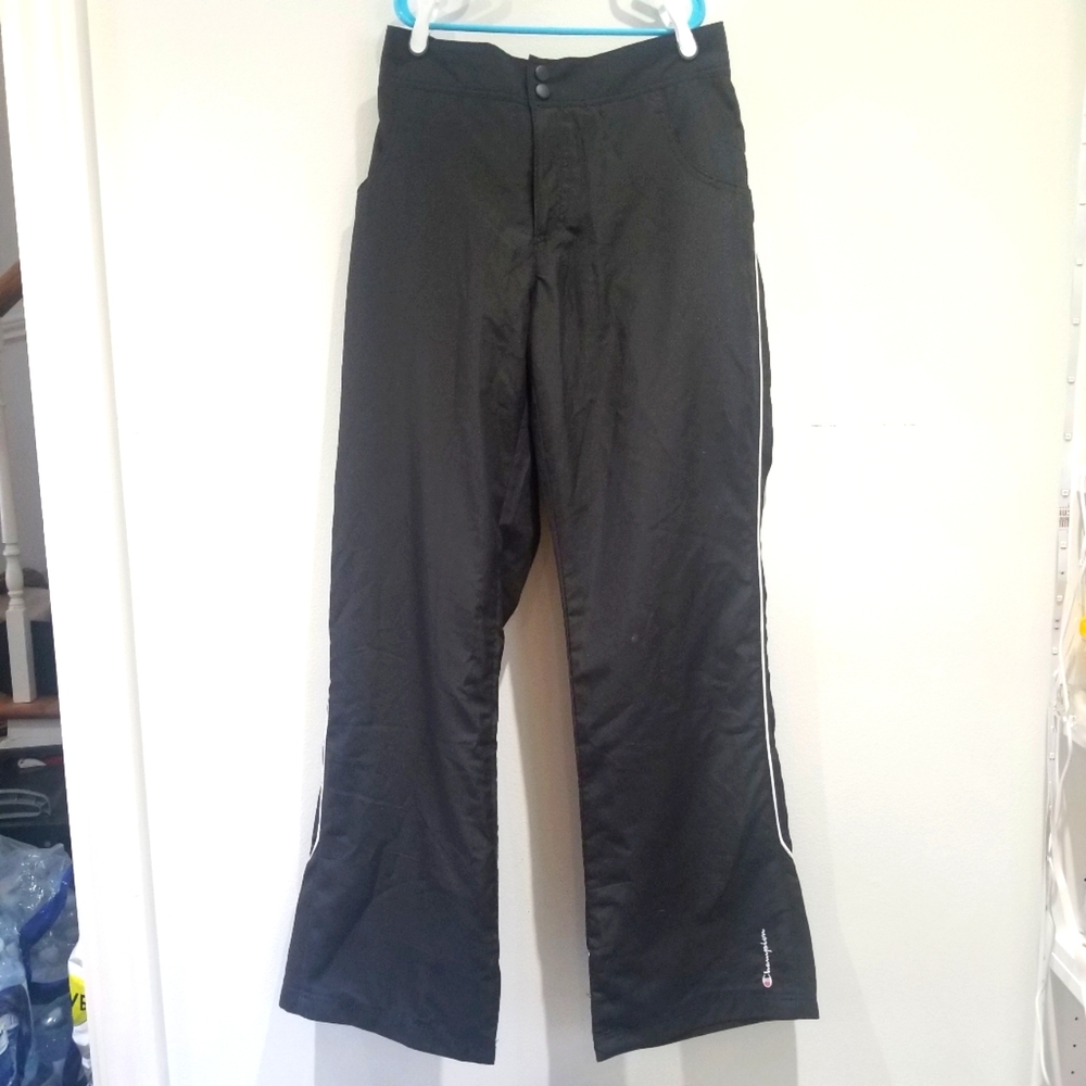 CHAMPION VTG Y2K matt black pants